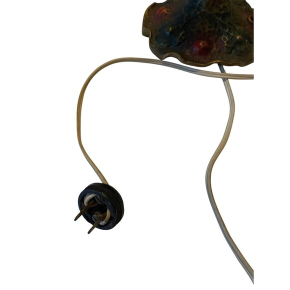 Aladdin Cast Iron Electric Lamp 1950s Art Nouveau Style #9328 Munchen - Picture 4 of 8